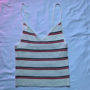 Kendall & Kylie stripped tank top